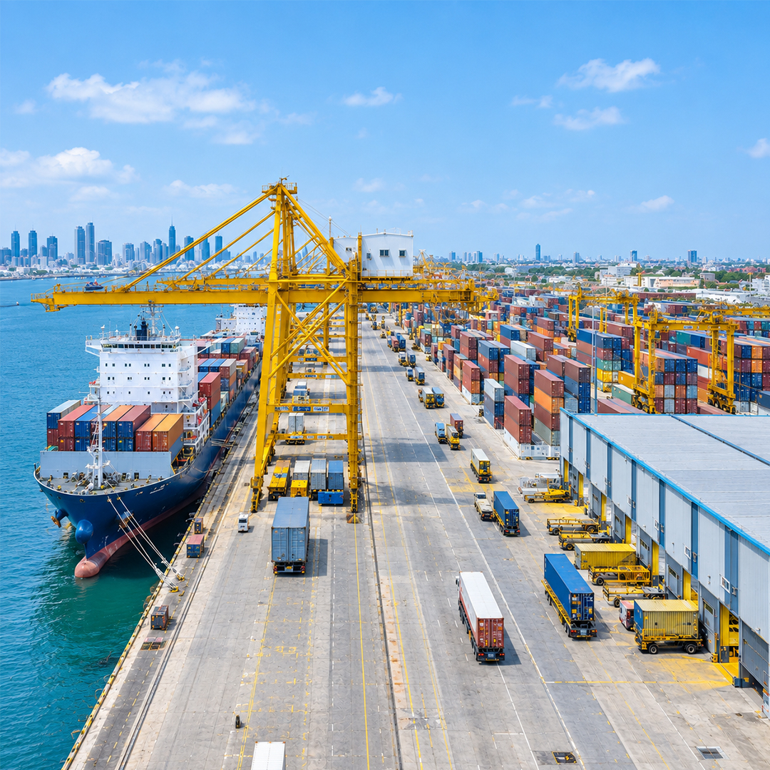 Port and distribution centre services