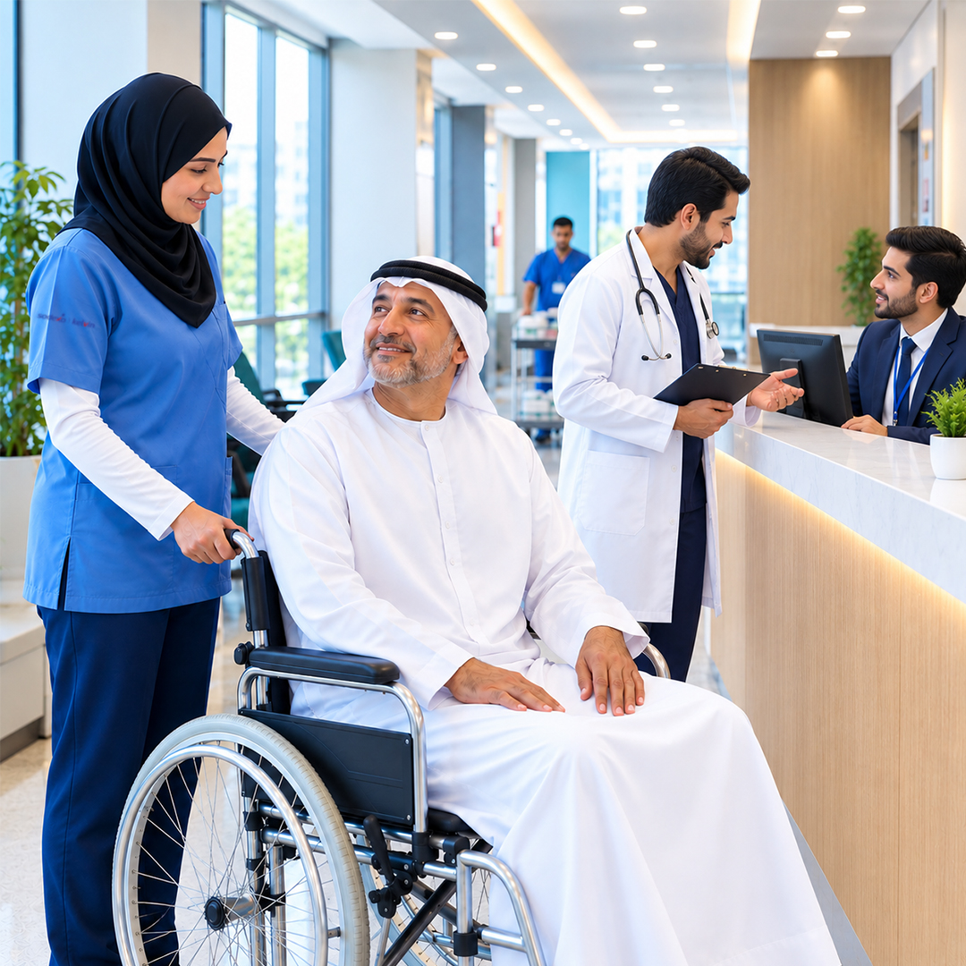 Healthcare workplace and patient support services